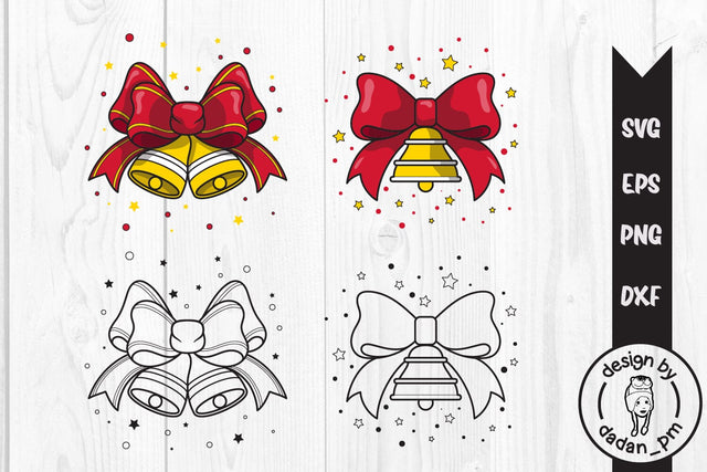 Christmas bows svg, printable, holiday, decor SVG dadan_pm 