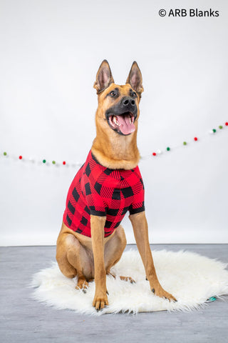 CHRISTMAS: Buffalo Plaid Collection Pajamas ARB Blanks Dog XS 