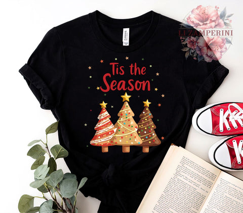 Christmas Cake PNG, Sublimation Christmas Cake, Tis The Season PNG, Christmas Tree Cake Clipart, Holiday Cake PNG Download, Christmas Baking Sublimation, Festive Cake PNG Sublimation Li Zamperini 