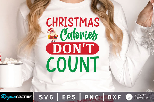 Christmas calories don SVG Design SVG Regulrcrative 