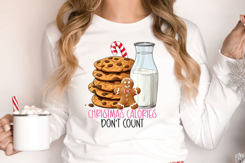 Christmas calories don't count png design Sublimation Regulrcrative 
