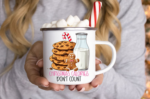 Christmas calories don't count png design Sublimation Regulrcrative 