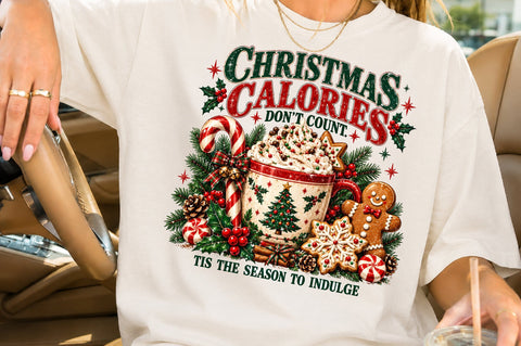 Christmas Calories Don't Count PNG Sublimation nirmal108roy 