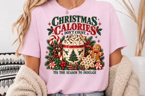Christmas Calories Don't Count PNG Sublimation nirmal108roy 