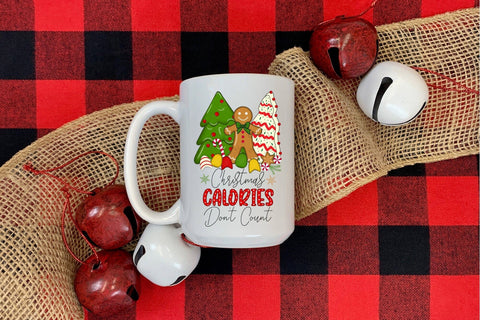 Christmas Calories Don't Count PNG Sublimation Sublimation CraftLabSVG 