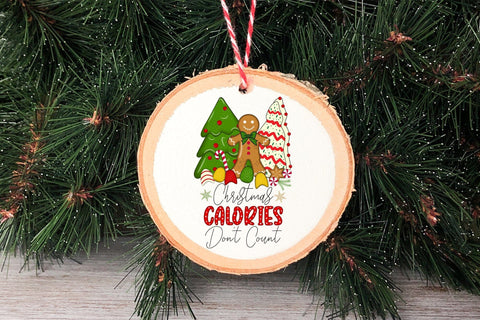 Christmas Calories Don't Count PNG Sublimation Sublimation CraftLabSVG 
