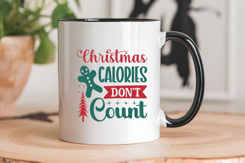 christmas calories dont count SVG Angelina750 