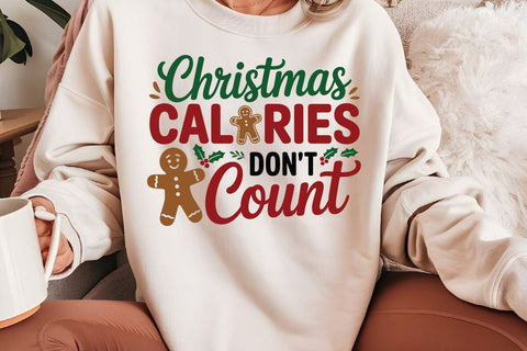 Christmas Calories Dont Count SVG Angelina750 