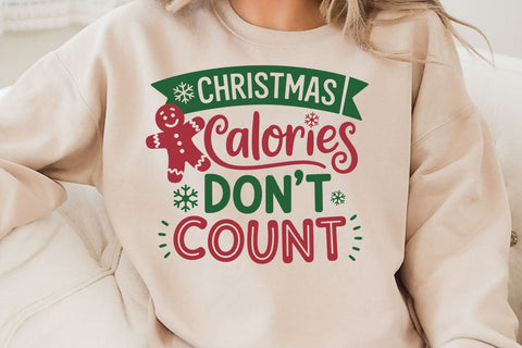 Christmas Calories Don't Count SVG Angelina750 