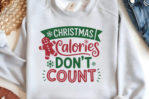 Christmas Calories Don't Count SVG Angelina750 