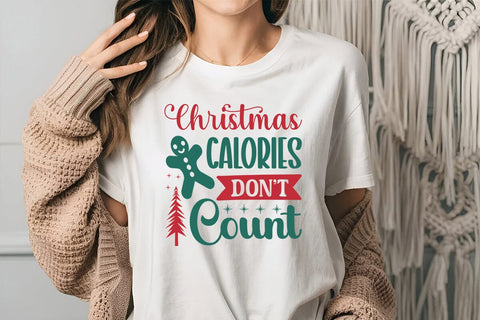 christmas calories dont count SVG Angelina750 