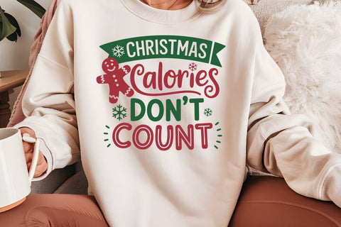 Christmas Calories Don't Count SVG Angelina750 