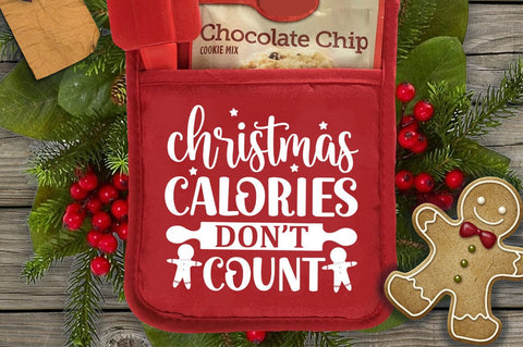 Christmas Calories Dont Count svg deing Design SVG Designangry 