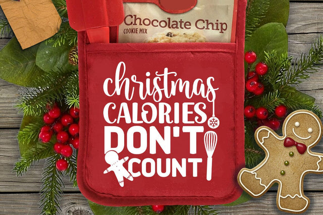 Christmas Calories Dont Count svg deing SVG Designangry 