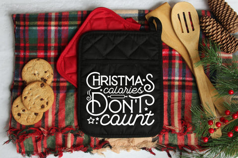 Christmas Calories Don't Count SVG Pot Holder SVG CraftLabSVG 