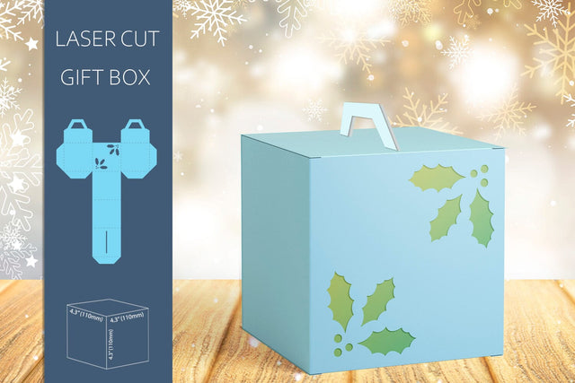 Christmas candy box laser cut, Gift box svg template SVG AnastasiyaArtDesign 