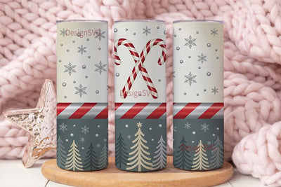Christmas Candy Cane 20oz Tumbler Wrap Sublimation DesignSVG 