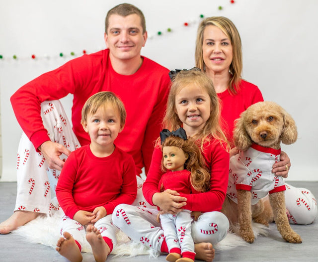 CHRISTMAS: Candy Cane Collection Pajamas ARB Blanks 