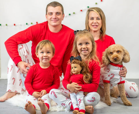 CHRISTMAS: Candy Cane Collection Pajamas ARB Blanks 