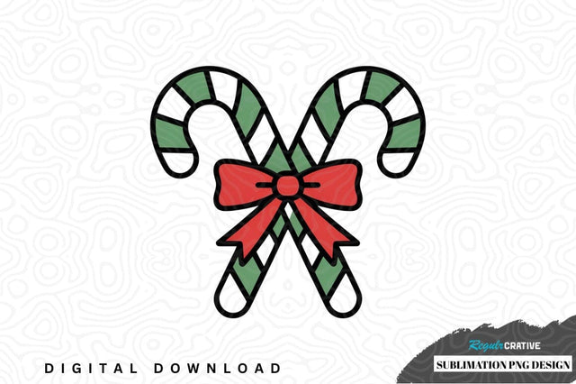 Christmas candy cane sublimation png design Sublimation Regulrcrative 