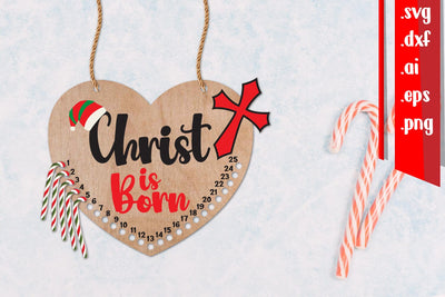 Christmas Candy Countdown | Days Until Christmas SVG zafrans studio 