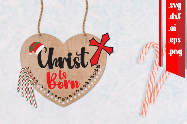 Christmas Candy Countdown | Days Until Christmas SVG zafrans studio 