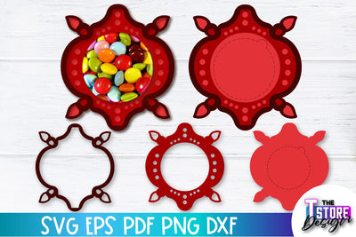 Christmas Candy Dome SVG | Candy Holders SVG | Gnome Treat Box SVG SVG The T Store Design 