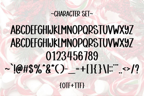 Christmas Candy Font Masyafi Studio 
