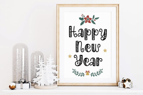 CHRISTMAS CANDY Font Mozarella 