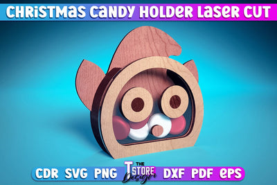Christmas Candy Holders | 3D Candy Treat Box | Holiday | Christmas Elf | CNC File SVG The T Store Design 