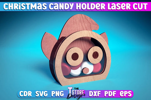 Christmas Candy Holders Bundle | 3D Candy Treat Box | Holiday | Christmas Gift | CNC Files SVG The T Store Design 