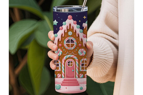 Christmas Candy Nutcracker 20oz Tumbler Sublimation DesignSVG 