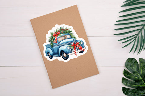 Christmas car Stickers Design Sublimation Regulrcrative 