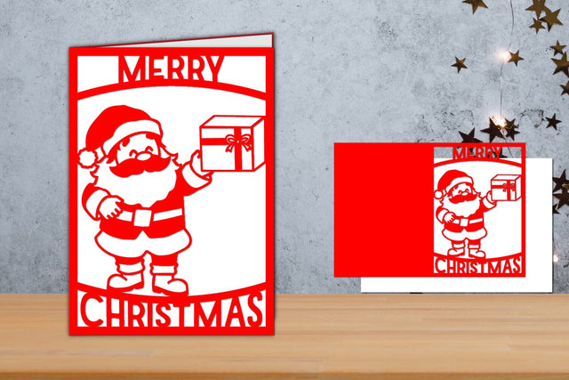 Christmas card, Christmas Card Papercut SVG zafrans studio 
