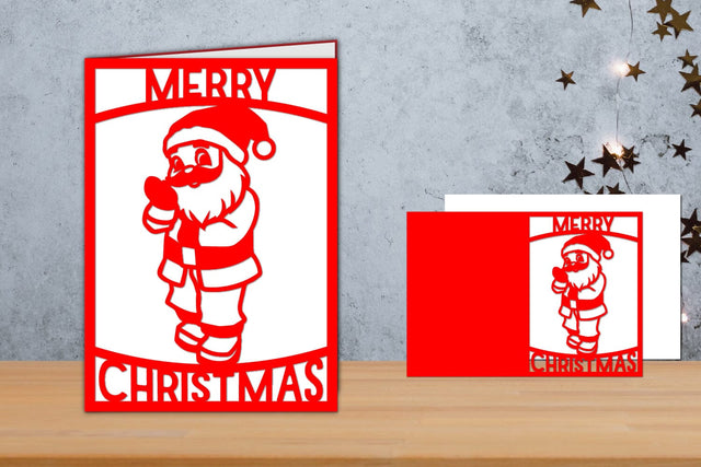 Christmas card, Christmas Card Papercut SVG zafrans studio 