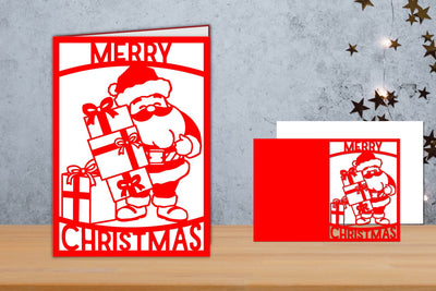 Christmas card, Christmas Card Papercut SVG zafrans studio 