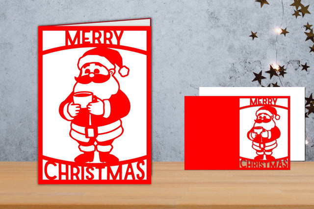 Christmas card, Christmas Card Papercut SVG zafrans studio 