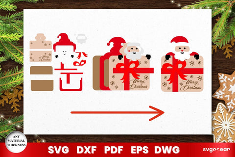 Christmas Card Holder Laser Cut SVG SvgOcean 