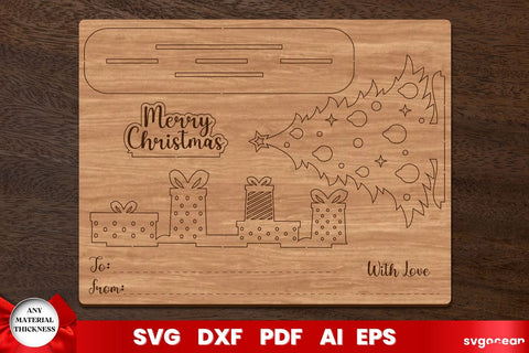Christmas Card Laser Cut SVG SvgOcean 
