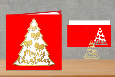 Christmas Card, Merry Christmas Card SVG zafrans studio 