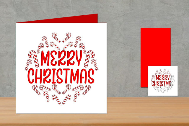 Christmas Card, Merry Christmas SVG zafrans studio 