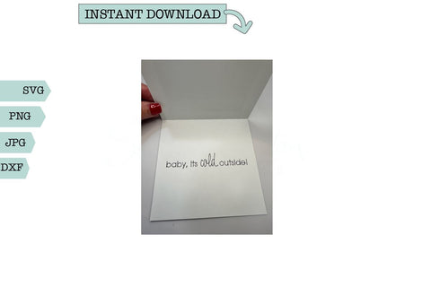 Christmas Card-Snowman SVG Sharia Morton Designs 