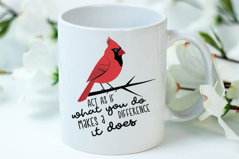 Christmas Cardial Quotes SVG Design, Cardinal T-shirt SVG FiveStarCrafting 