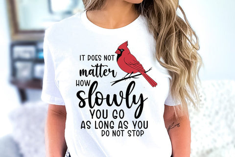 Christmas Cardial Quotes SVG Design, Cardinal T-shirt SVG FiveStarCrafting 