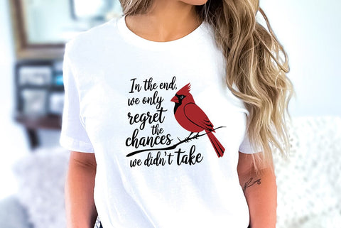Christmas Cardial Quotes SVG Design, Cardinal T-shirt SVG FiveStarCrafting 