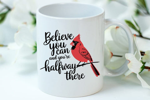 Christmas Cardial Quotes SVG Design, Cardinal T-shirt SVG FiveStarCrafting 