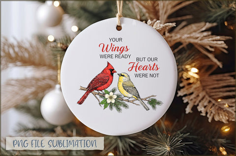 Christmas Cardinal Ornaments PNG Bundle Sublimation Shetara Begum 
