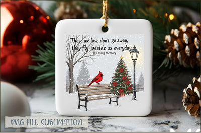 Christmas Cardinal Ornaments PNG Sublimation Shetara Begum 
