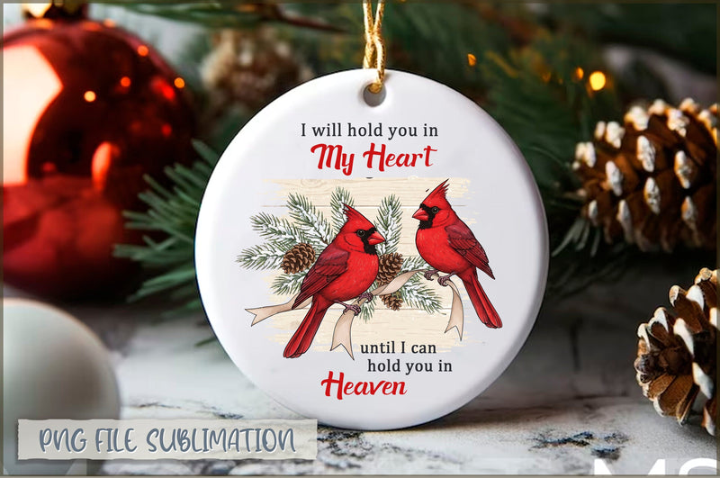 Christmas Cardinal Ornaments PNG Sublimation Shetara Begum 