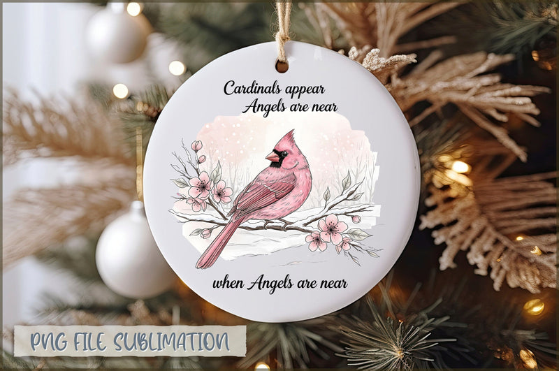Christmas Cardinal PNG Sublimation Sublimation Shetara Begum 
